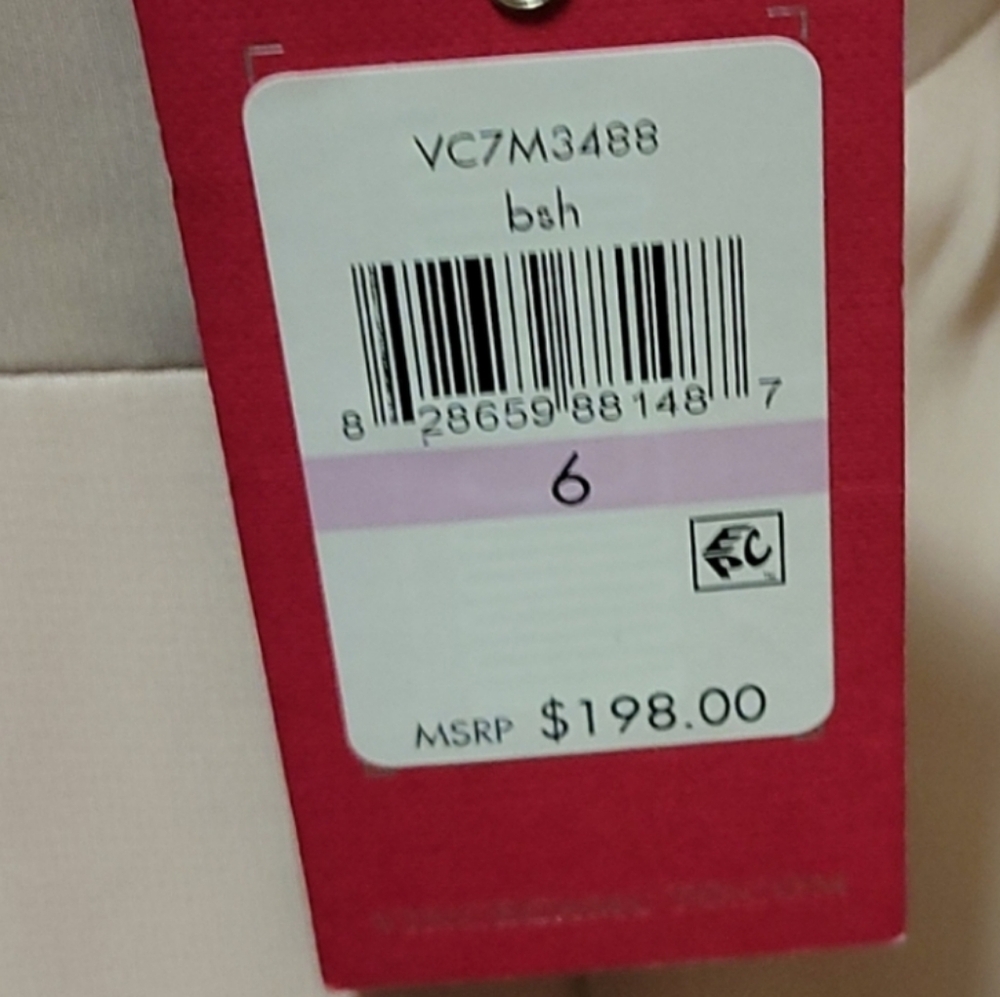 VINCE CAMUTO WOMEN'S BLUSH GOWN SIZE 6 - Picture 9 of 14